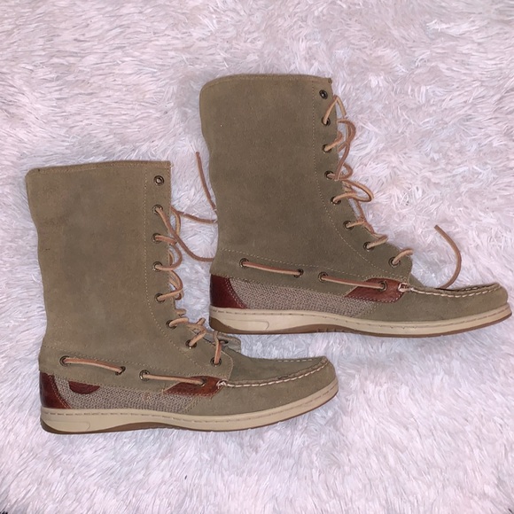 🤎WOMEN’S SPERRY TOP SIDER HIKERFISH LACE UP BOOTS🤎 - Picture 1 of 14